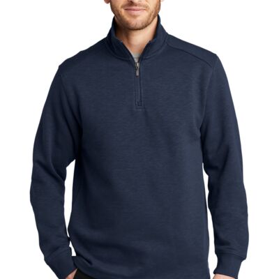 Slub Fleece 1/4 Zip Pullover Thumbnail